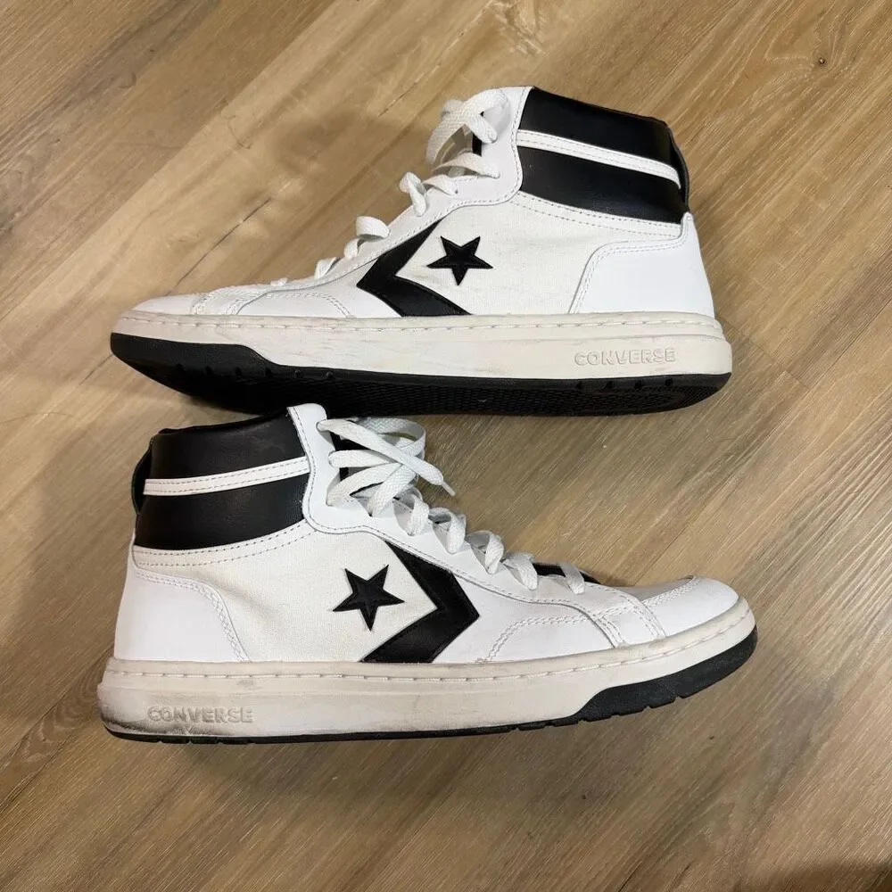 Converse Pro Blaze Classic V2 Sneaker White Black Shoe Sz 11.5 Basketball Gym - Picture 3 of 10